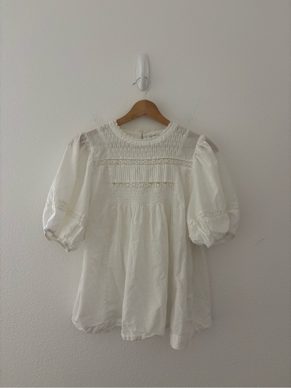 See and be seen white blouse